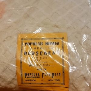 EXTREMELY RARE VINTAGE CHENILLE BLANKET NEW INBOX